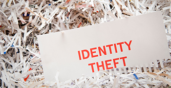 shredded paper and identity theft
